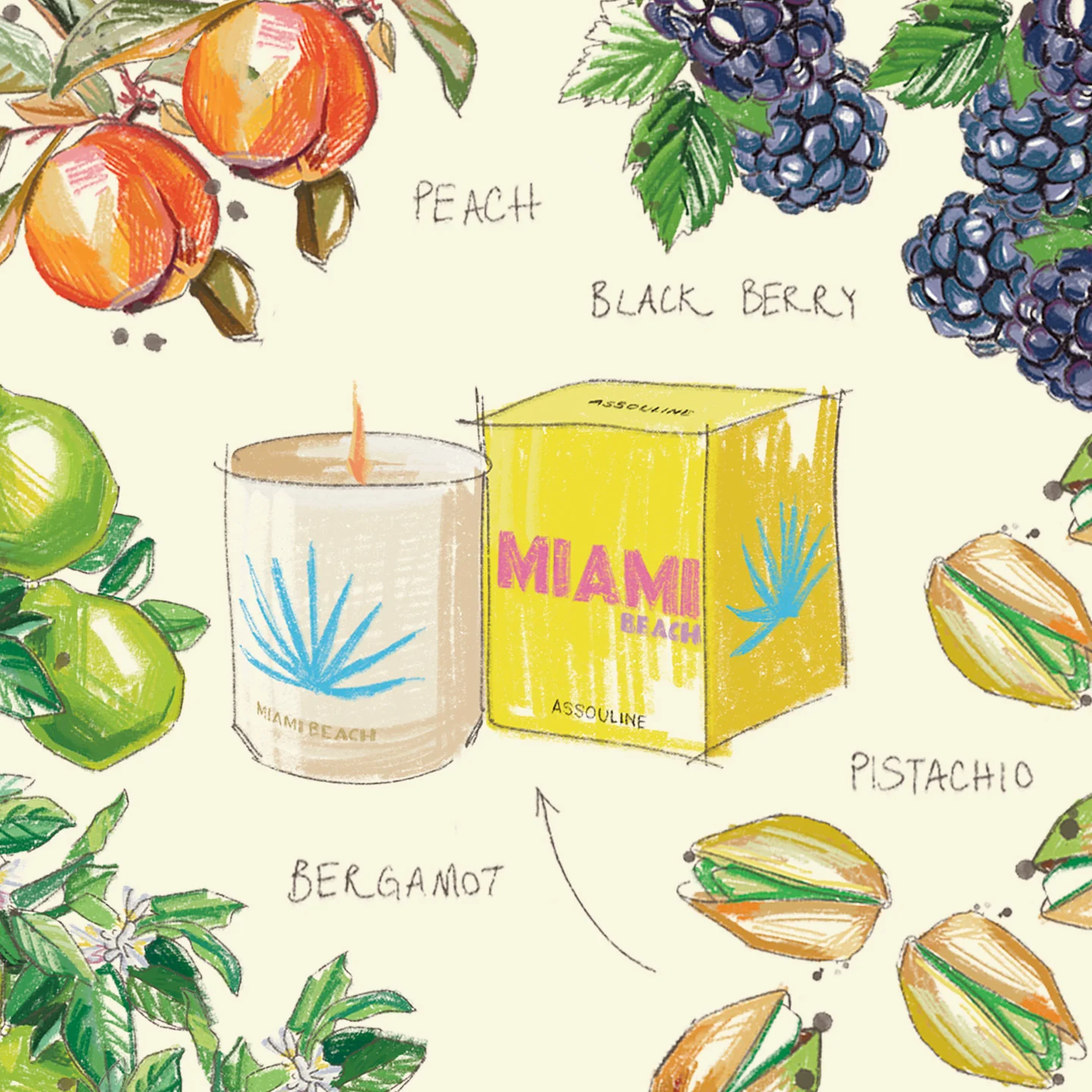 Miami Beach - Travel From Home Candle - Image 4