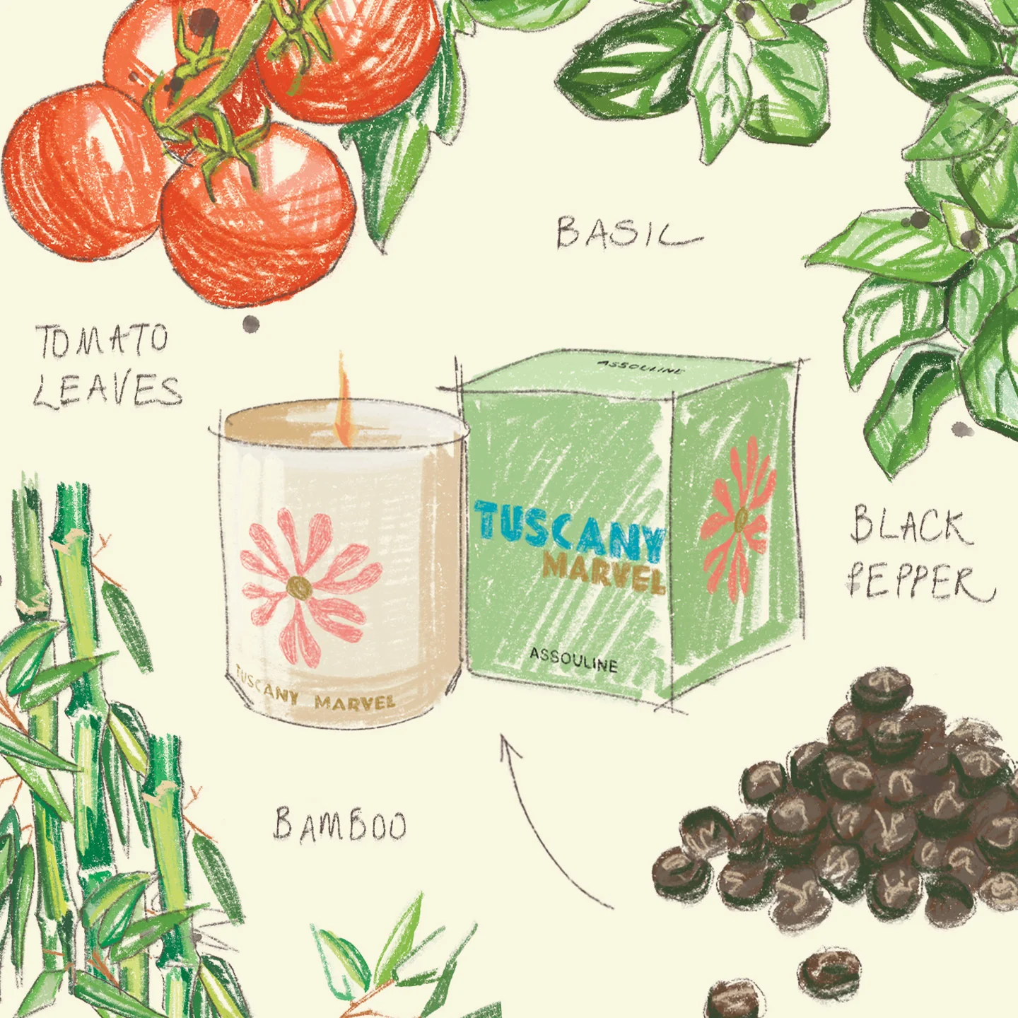 Tuscany Marvel - Travel From Home Candle - Image 4